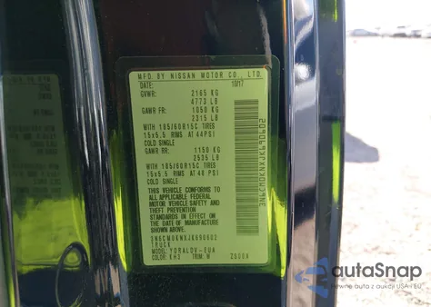 2018 Nissan Nv200 S из США, поврежденный, VIN 3N6CM0KNXJK690602